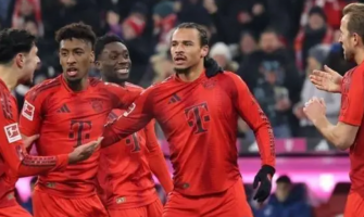 Sané scoorde twee keer, herboren