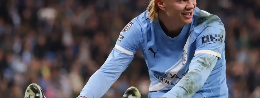 Haaland, met een marktwaarde van €200 miljoen, laat opnieuw steken vallen