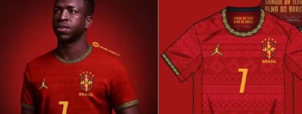 Concept Brazilië 2026 voetbalshirt