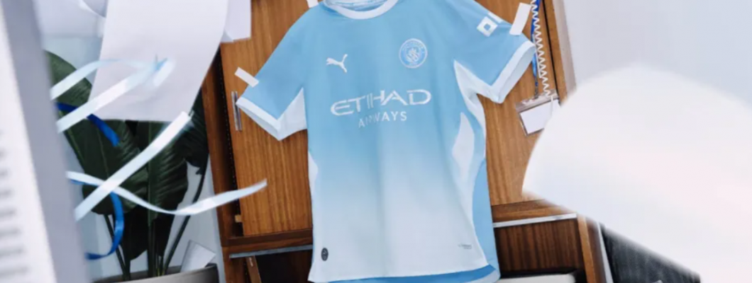 Het nieuwe voetbalshirt van Manchester City belichaamt een proactieve geest