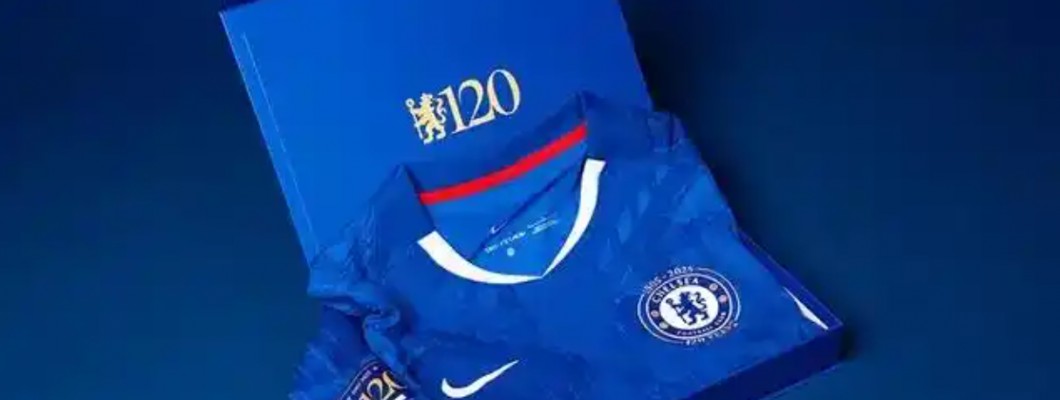 Chelsea onthult 120-jarig jubileum voetbalshirt