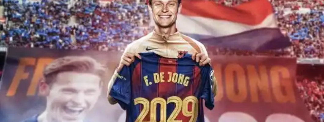 Barcelona maakt contractverlenging De Jong officieel bekend tot 2029