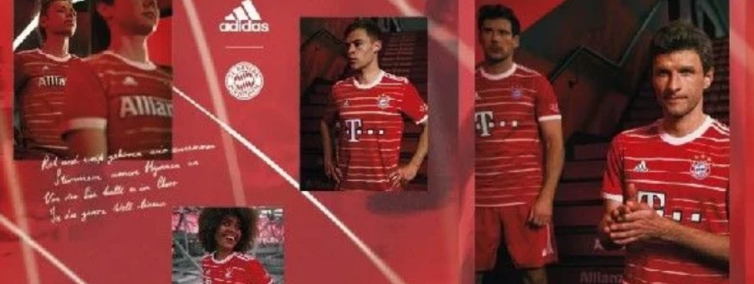 2022-23 seizoen Bayern München thuis voetbalshirt