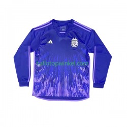Argentinië Voetbalshirt Heren Uit Tenue WK 2022 Lange Mouw