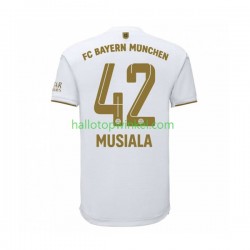 FC Bayern München Voetbalshirt Musiala 42 Heren Uit Tenue 2022-2023 Korte Mouw