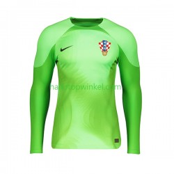 Kroatië Voetbalshirt Doelman Heren Uit Tenue WK 2022 Lange Mouw