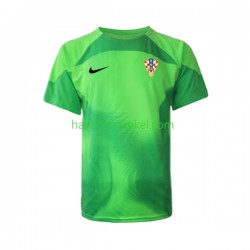 Kroatië Voetbalshirt Doelman Heren Uit Tenue WK 2022 Korte Mouw
