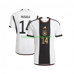 Duitsland Voetbalshirt Musiala 14 Heren Thuis Tenue WK 2022 Korte Mouw