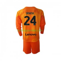 Inter Milan Voetbalshirt Andre Onana 24 Doelman Kleuters/Kids Vierde Tenue 2022-2023 Lange Mouw