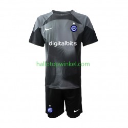 Inter Milan Voetbalshirt Doelman Kleuters/Kids Thuis Tenue 2022-2023 Korte Mouw