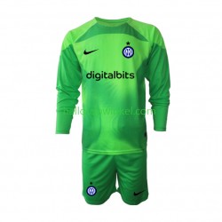 Inter Milan Voetbalshirt Doelman Kleuters/Kids Derde Tenue 2022-2023 Lange Mouw