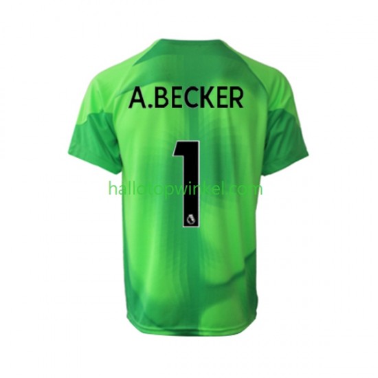 Liverpool Voetbalshirt A.Becker 1 Doelman Heren Derde Tenue 2022-2023 Korte Mouw
