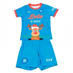 Napoli Voetbalshirt Xmas Kleuters/Kids Thuis Tenue 2022-2023 Korte Mouw
