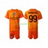 Paris Saint-Germain Voetbalshirt Donnarumma 99 Doelman Kleuters/Kids Uit Tenue 2022-2023 Korte Mouw