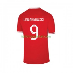 Polen Voetbalshirt Lewandowski 9 Heren Uit Tenue WK 2022 Korte Mouw