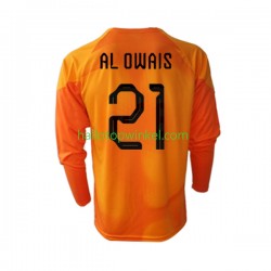 Saoedi-Arabië Voetbalshirt Mohammed Al-Owais 21 Doelman Heren Uit Tenue WK 2022 Lange Mouw