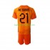 Saoedi-Arabië Voetbalshirt Mohammed Al-Owais 21 Doelman Kleuters/Kids Uit Tenue WK 2022 Korte Mouw