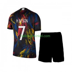 Zuid-Korea Voetbalshirt Son Heung-min 7 Kleuters/Kids Uit Tenue WK 2022 Korte Mouw