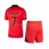 Zuid-Korea Voetbalshirt Son Heung-min 7 Kleuters/Kids Thuis Tenue WK 2022 Korte Mouw