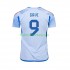 Spanje Voetbalshirt Gavi 9 Heren Uit Tenue WK 2022 Korte Mouw