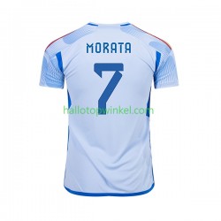 Spanje Voetbalshirt MORATA 7 Heren Uit Tenue WK 2022 Korte Mouw