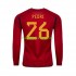 Spanje Voetbalshirt PEDRI 26 Heren Thuis Tenue WK 2022 Lange Mouw