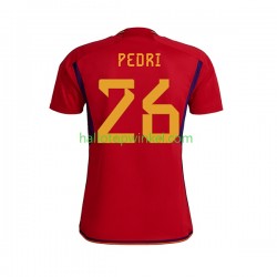 Spanje Voetbalshirt PEDRI 26 Heren Thuis Tenue WK 2022 Korte Mouw