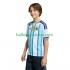 Argentinië Voetbalshirt Kleuters/Kids Thuis Tenue WK 2026 Korte Mouw