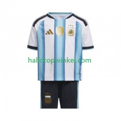 Argentinië Voetbalshirt Kleuters/Kids Thuis Tenue WK 2026 Korte Mouw