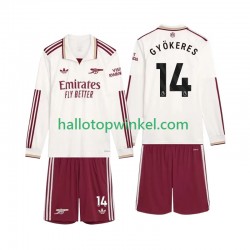 Arsenal Voetbalshirt Gyokeres 14 Kleuters/Kids Derde Tenue 2025-2026 Lange Mouw