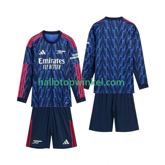 Arsenal Voetbalshirt Kleuters/Kids Uit Tenue 2025-2026 Lange Mouw