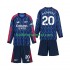 Arsenal Voetbalshirt Madueke 20 Kleuters/Kids Uit Tenue 2025-2026 Lange Mouw