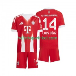FC Bayern München Voetbalshirt Luis Diaz 14 Kleuters/Kids Thuis Tenue 2025-2026 Korte Mouw