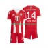FC Bayern München Voetbalshirt Luis Diaz 14 Kleuters/Kids Thuis Tenue 2025-2026 Korte Mouw