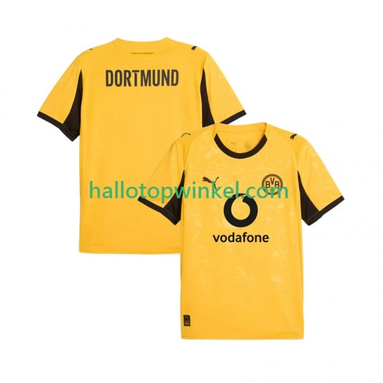 Borussia Dortmund Voetbalshirt Cup Heren Thuis Tenue 2025-2026 Korte Mouw