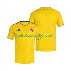 Colombia Voetbalshirt Heren Thuis Tenue WK 2026 Korte Mouw