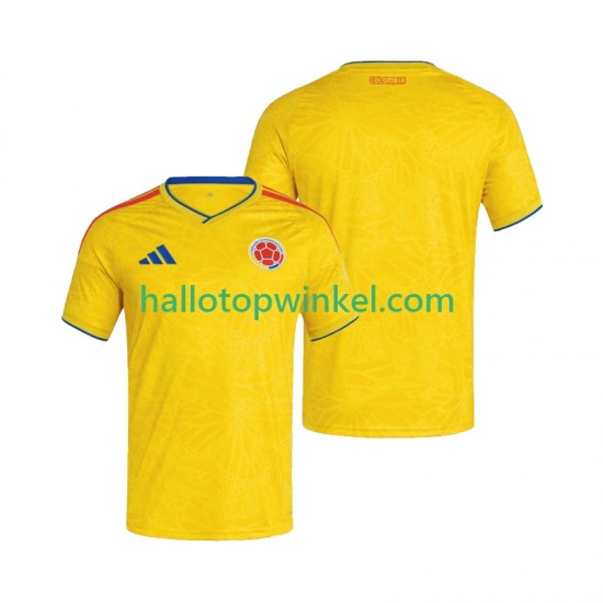 Colombia Voetbalshirt Heren Thuis Tenue WK 2026 Korte Mouw