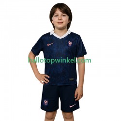 Frankrijk Voetbalshirt Kleuters/Kids Thuis Tenue 2025 Korte Mouw
