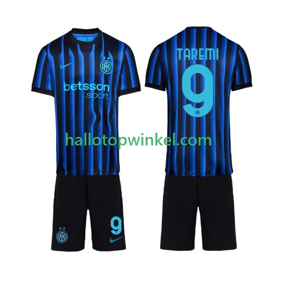 Inter Milan Voetbalshirt Marcus Thuram 9 Kleuters/Kids Thuis Tenue 2025-2026 Korte Mouw