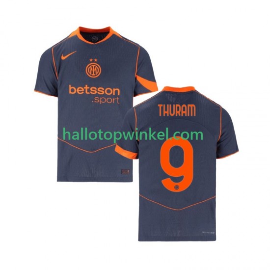 Inter Milan Voetbalshirt Marcus Thuram 9 Heren Derde Tenue 2025-2026 Korte Mouw