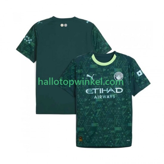 Manchester City Voetbalshirt Heren Vierde Tenue 2025-2026 Korte Mouw