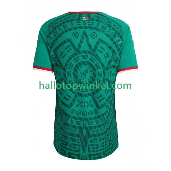 Mexico Voetbalshirt Heren Thuis Tenue WK 2026 Korte Mouw