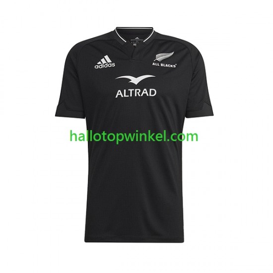 Rugby ALL BLACKS Heren Thuis Tenue 2023 Korte Mouw