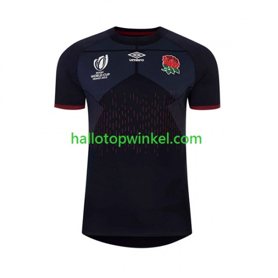 Engeland Rugby Heren Uit Tenue RWC 2023 Korte Mouw