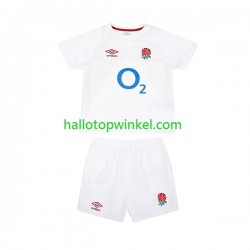 Engeland Rugby Kleuters/Kids Thuis Tenue 2024 Korte Mouw