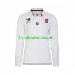 Engeland Rugby Heren Thuis Tenue RWC 2023 Lange Mouw