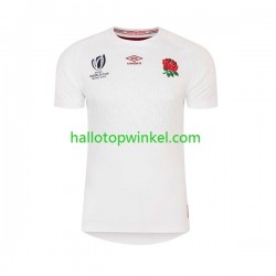 Engeland Rugby Heren Thuis Tenue RWC 2023 Korte Mouw