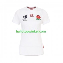 Engeland Rugby Dames Thuis Tenue RWC 2023 Korte Mouw