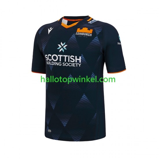 Rugby Edinburgh Heren Thuis Tenue 2023 Korte Mouw