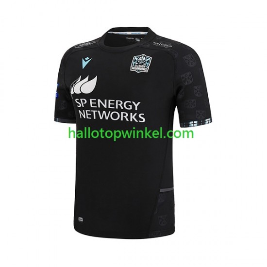 Rugby Glasgow Warriors Heren Thuis Tenue 2023 Korte Mouw